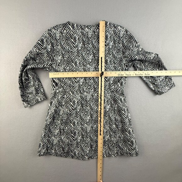 CAbi Women's Small Zigzag Ponte Ponte Coat Blazer Boho Classic Chic Career Fall - Picture 8 of 15